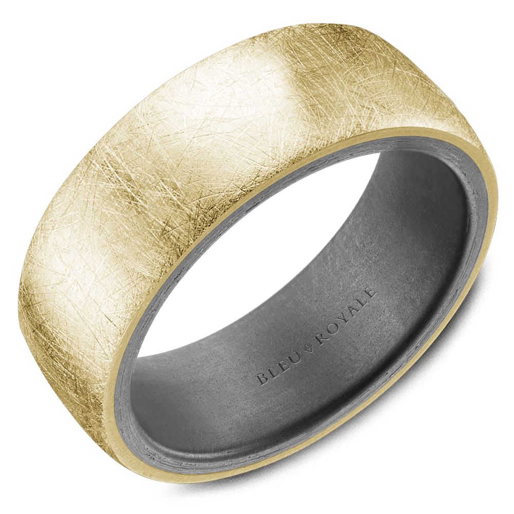 Bleu Royale Wedding Band - RYL-152YT8-M10