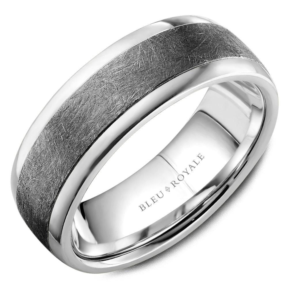 Bleu Royale Wedding Band - RYL-165TW75-M10