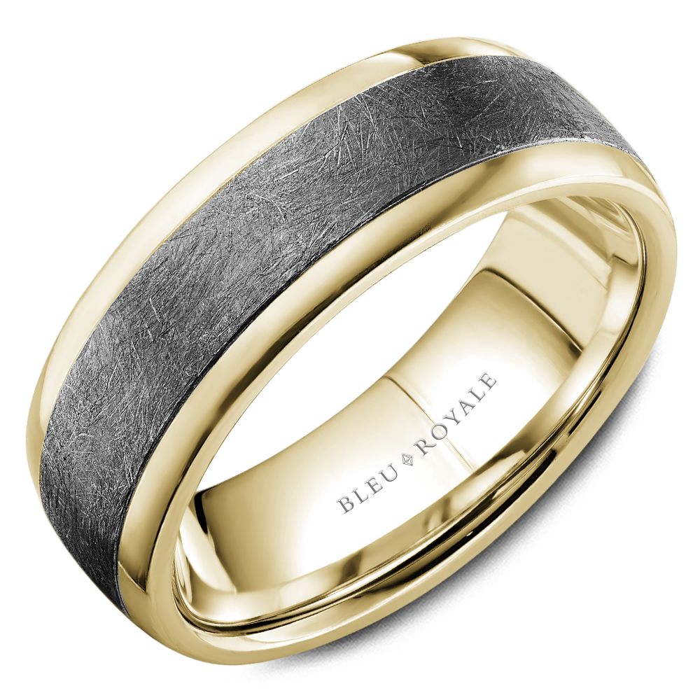 Bleu Royale Wedding Band - RYL-165TY75-M10