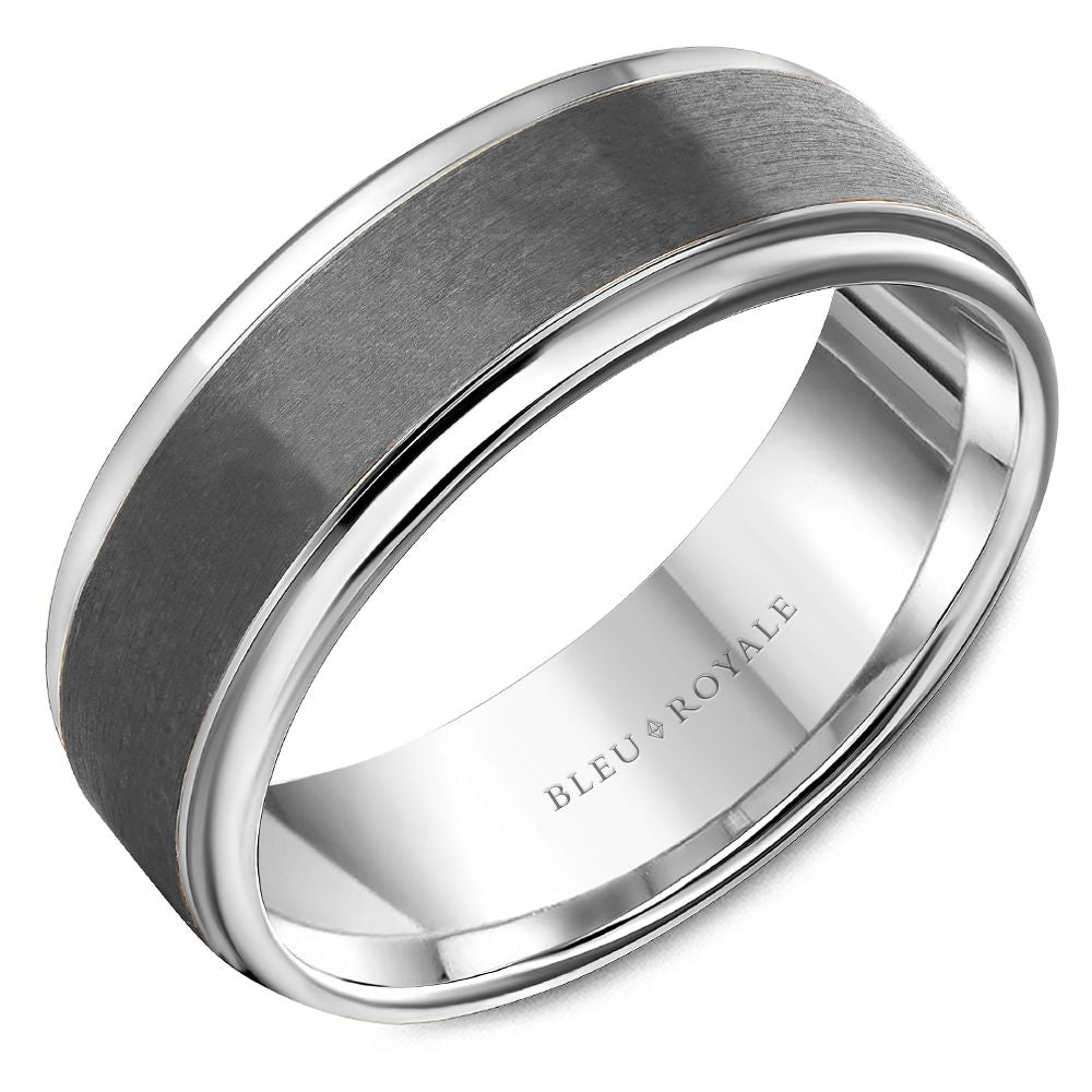 Bleu Royale Wedding Band - RYL-168TW75-M10