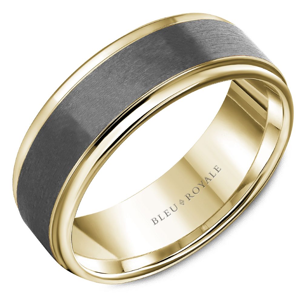 Bleu Royale Wedding Band - RYL-168TY75-M10