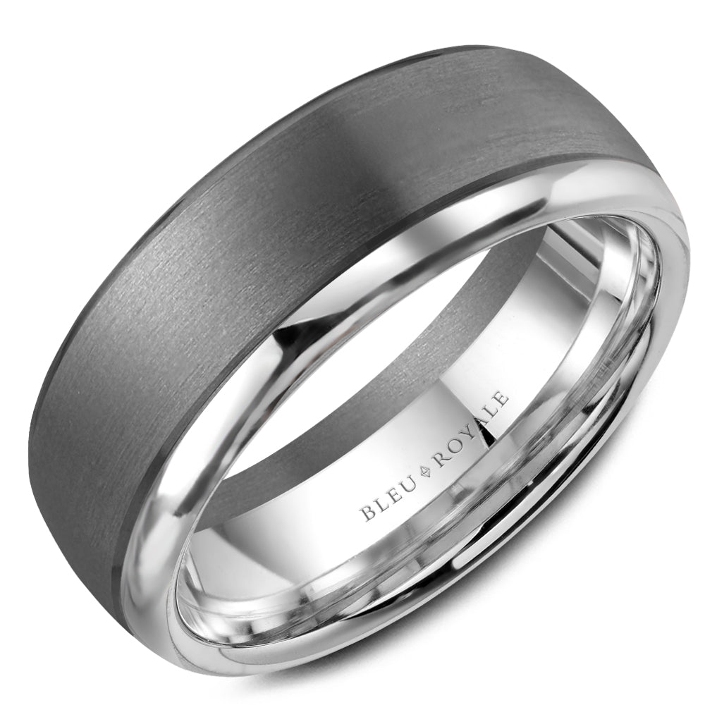 Bleu Royale Wedding Band - RYL-169TW75-M10