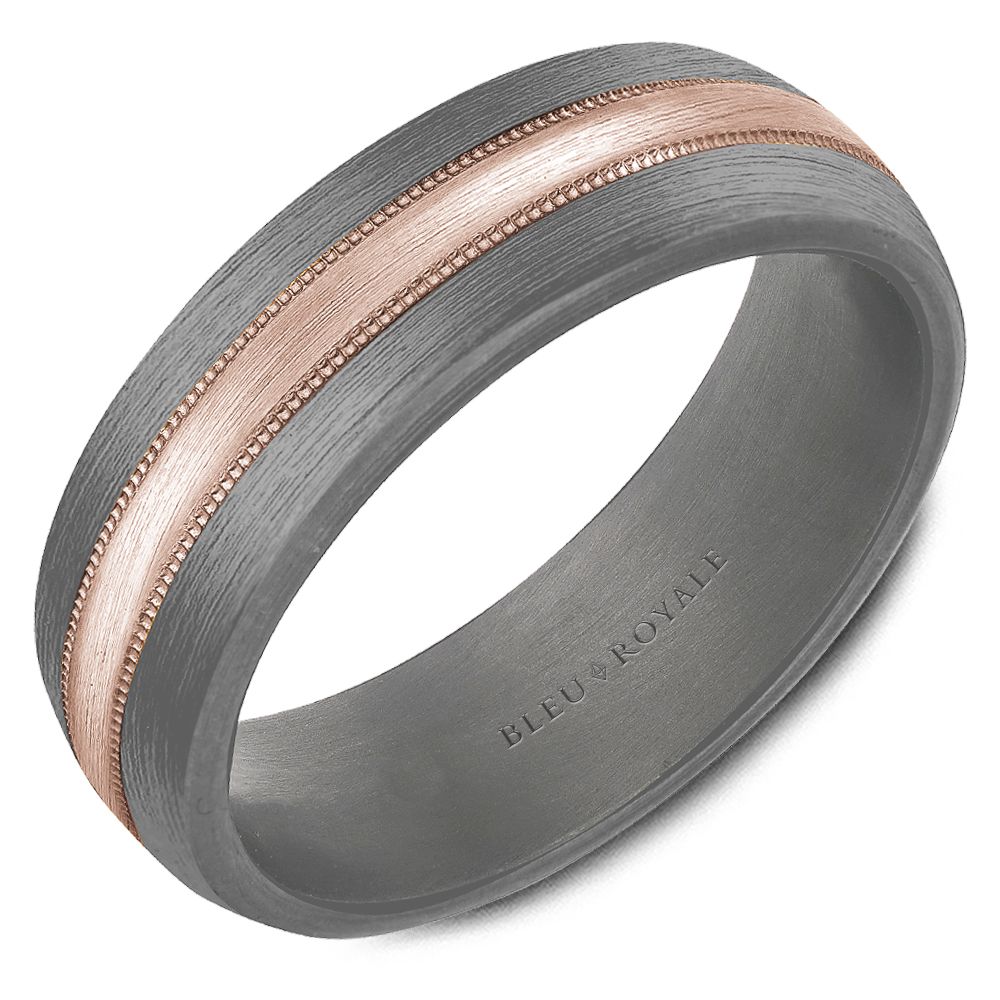 Bleu Royale Wedding Band - RYL-170RT7-M10