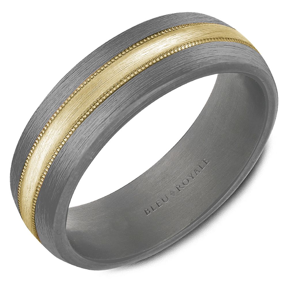 Bleu Royale Wedding Band - RYL-170YT7-M10