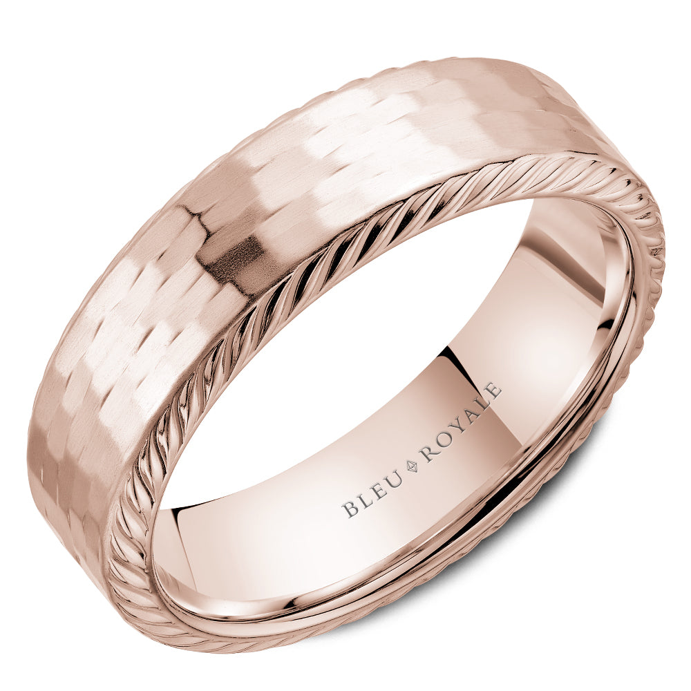 Bleu Royale Wedding Band - RYL-190R65-M10