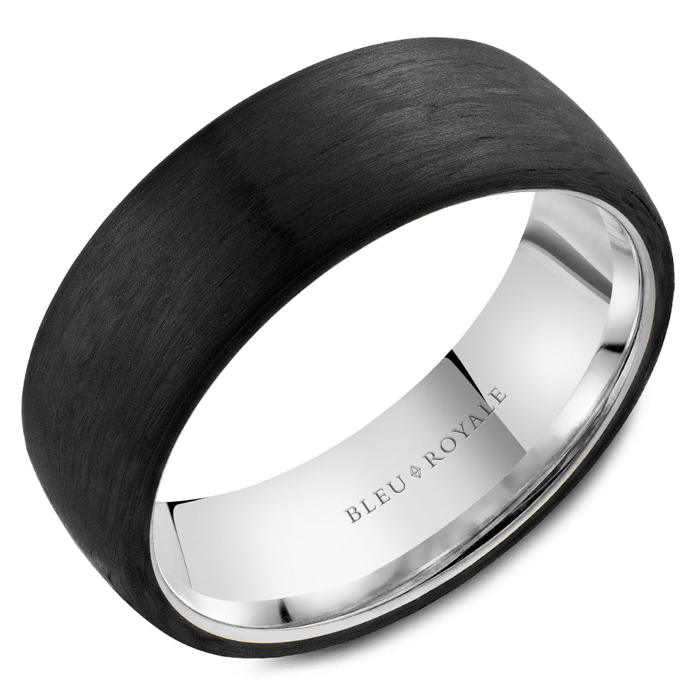 Bleu Royale Wedding Band - RYL-194BW75-Z10