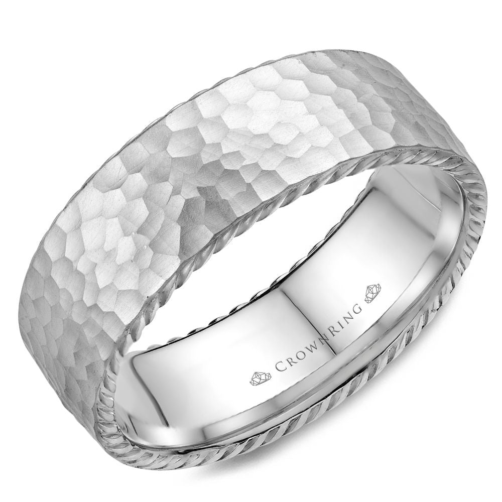 Crownring Wedding Band - WB-004R8W-M10