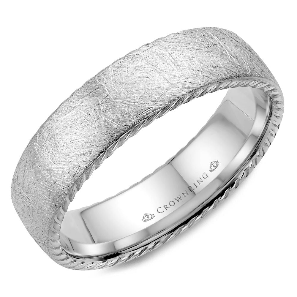 Crownring Wedding Band - WB-006R6W-S10