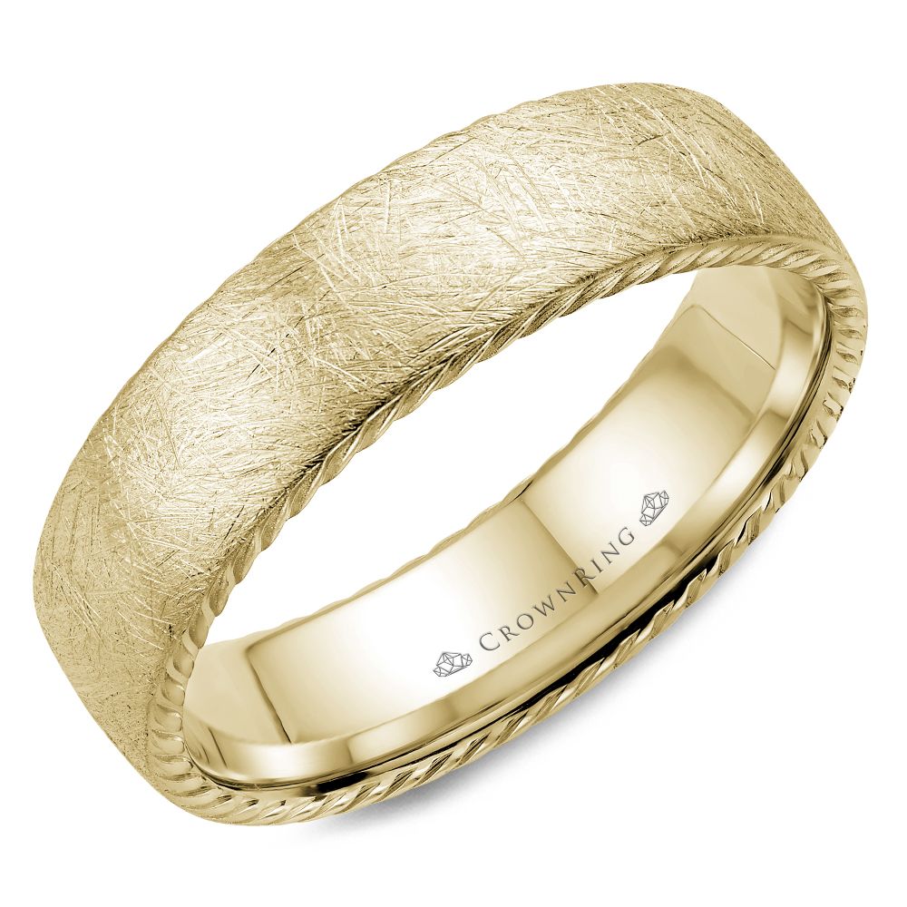 Crownring Wedding Band - WB-006R6Y-M10