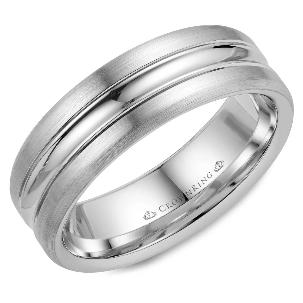 Crownring Wedding Band - WB-023C7W-M10