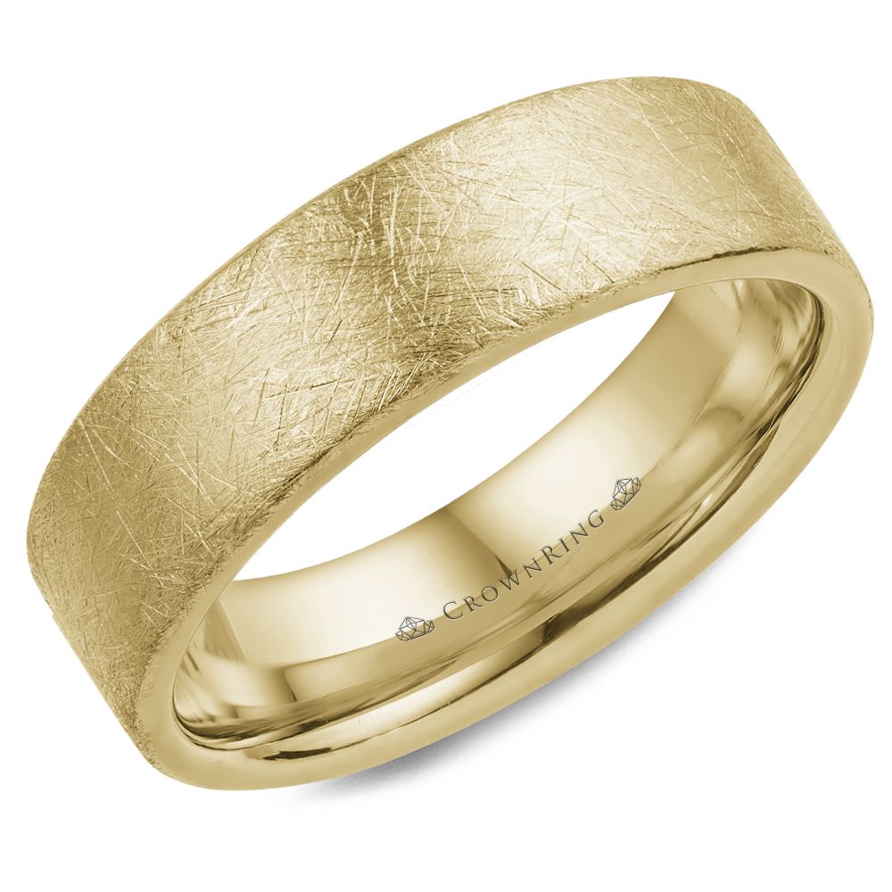 Crownring Wedding Band - WB-025C6Y-M10