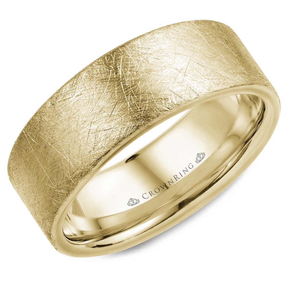 Crownring Wedding Band - WB-025C8Y-M10