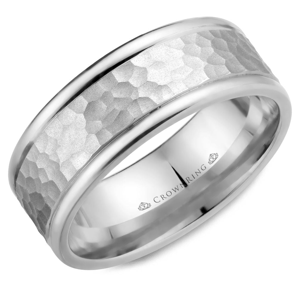 Crownring Wedding Band - WB-028C8W-S10