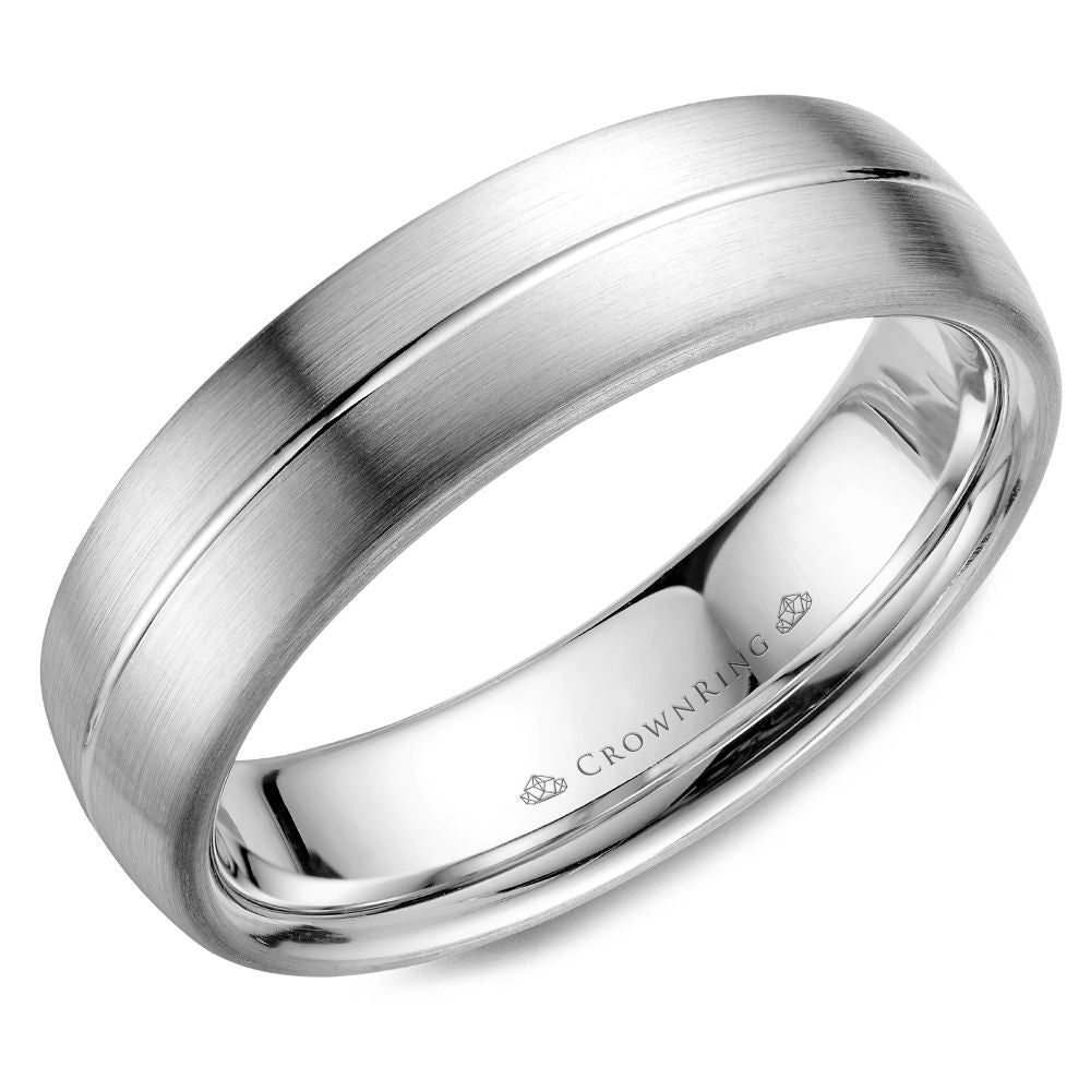 Crownring Wedding Band - WB-037C6W-M10