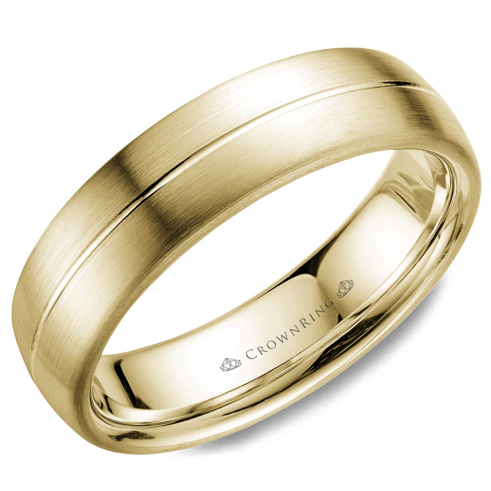 Crownring Wedding Band - WB-037C6Y-M10