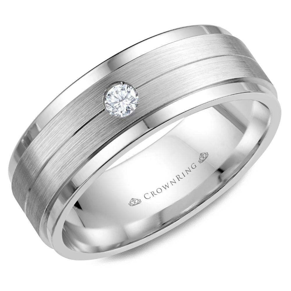 Crownring Wedding Band - WB-7108SP-S10