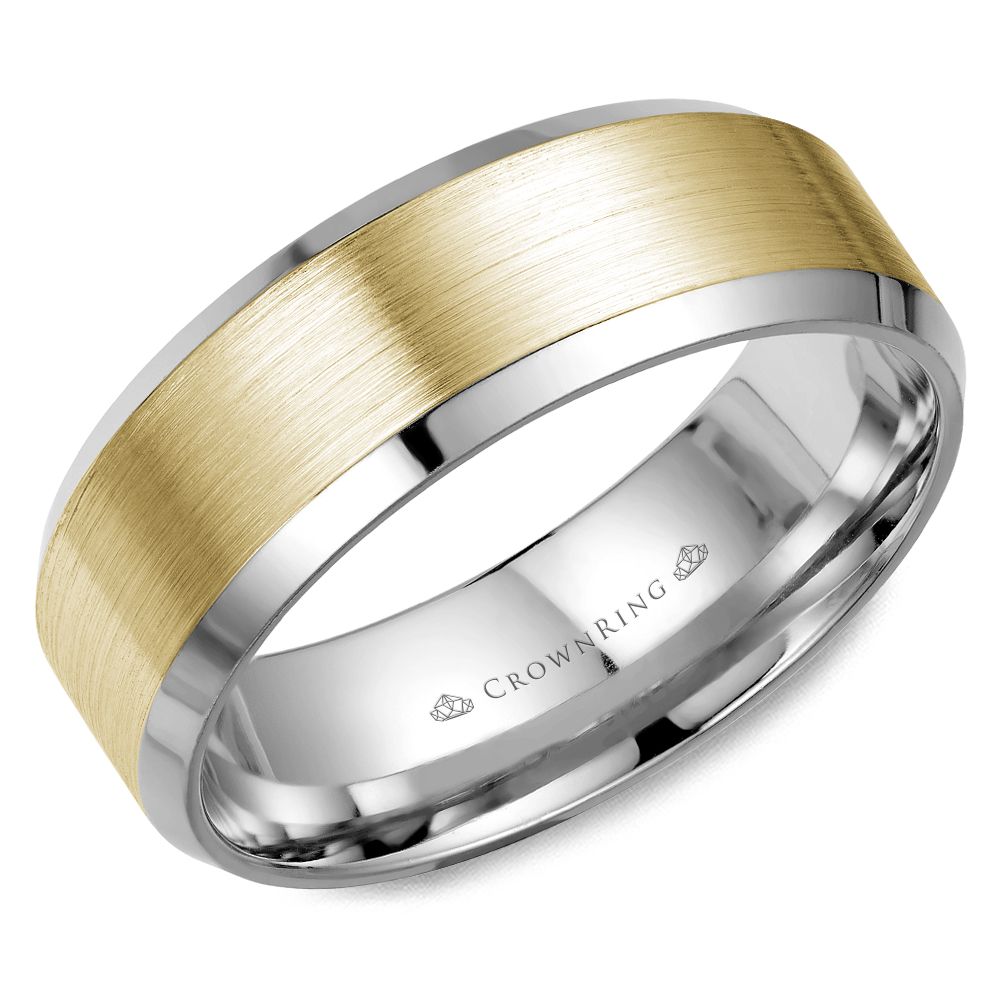 Crownring Wedding Band - WB-7131YW-M10