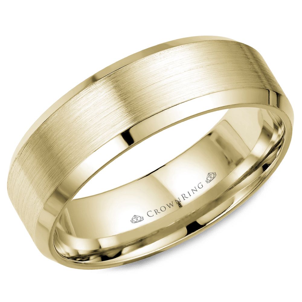 Crownring Wedding Band - WB-7146Y-S10