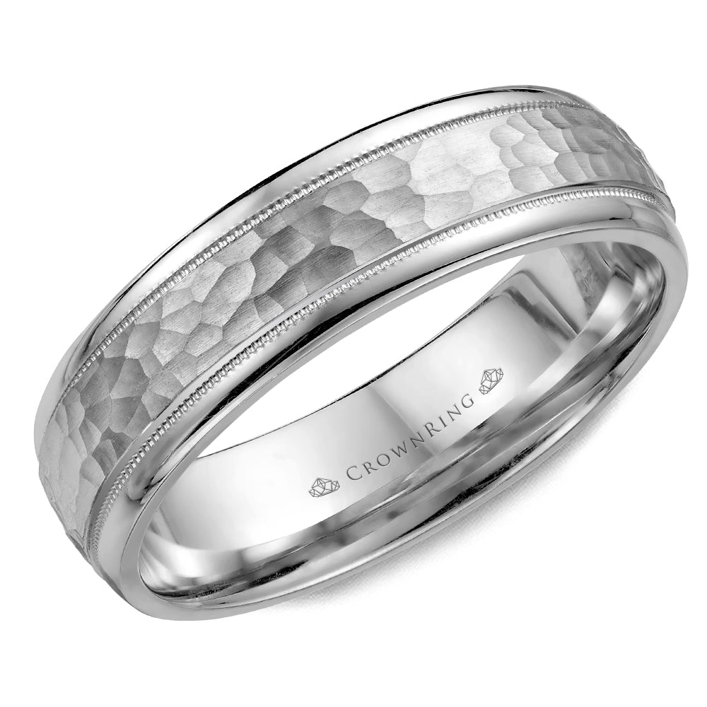 Crownring Wedding Band - WB-7926W-S10