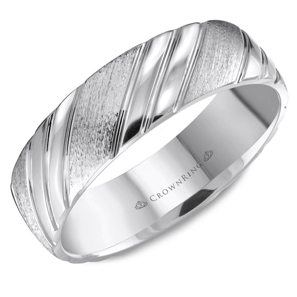 Crownring Wedding Band - WB-8051-M10