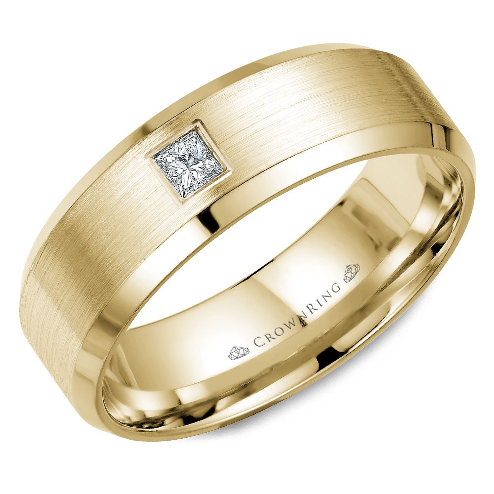 Crownring Wedding Band - WB-9826Y-M10