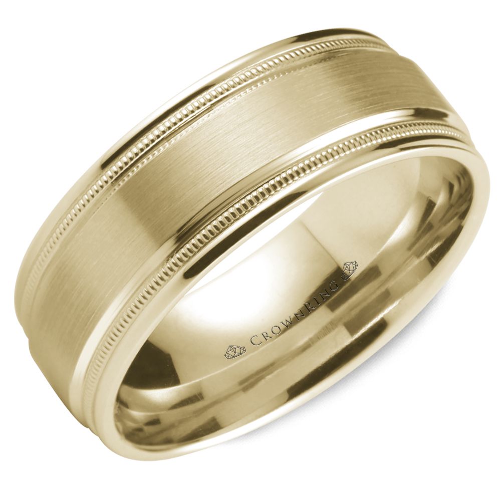 Crownring Wedding Band - WB-9844Y-M10