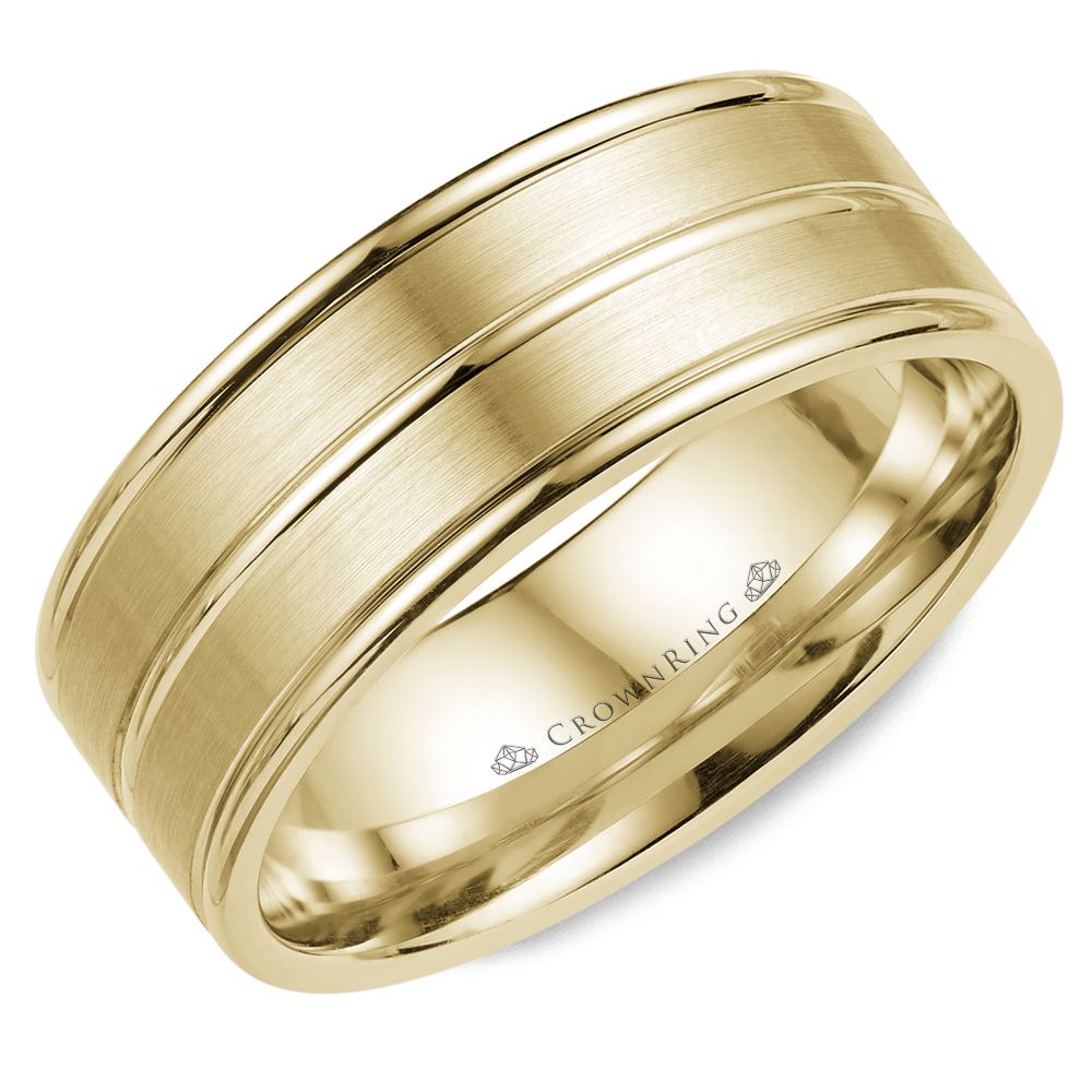 Crownring Wedding Band - WB-9901Y-M10