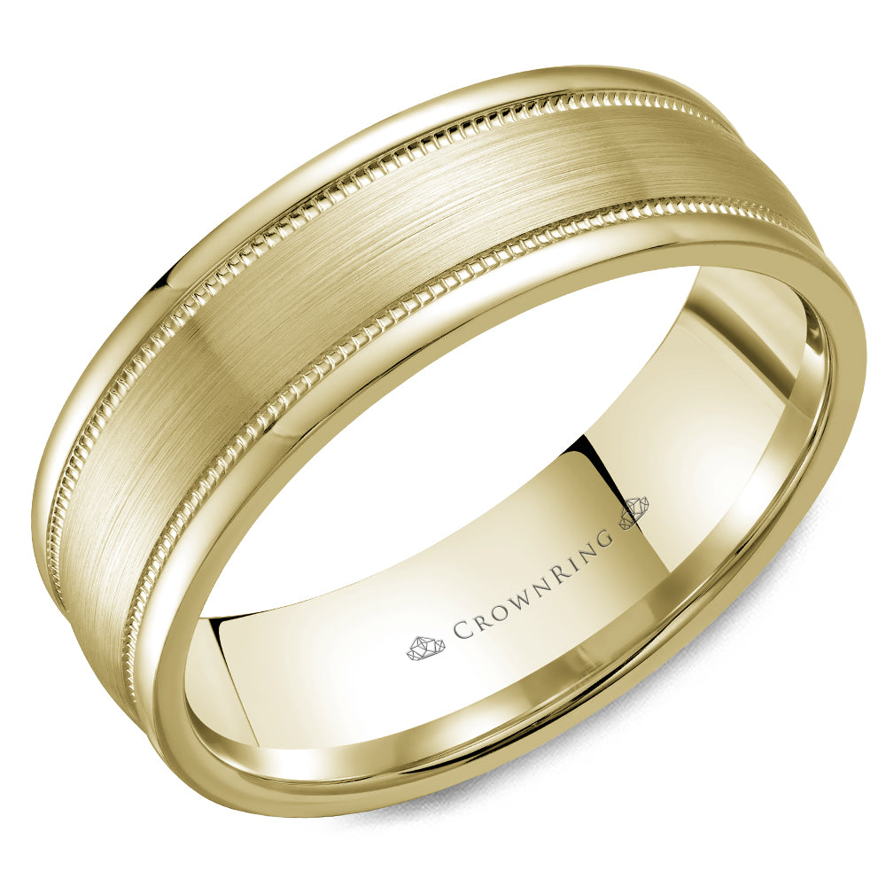 Crownring Wedding Band - WB-9906Y-M10