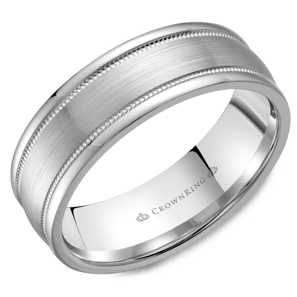 Crownring Wedding Band - WB-9906-M10