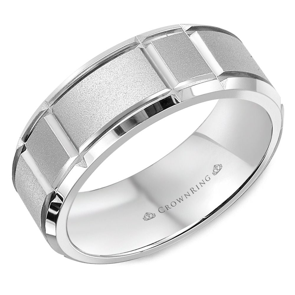 Crownring Wedding Band - WB-9910-M10