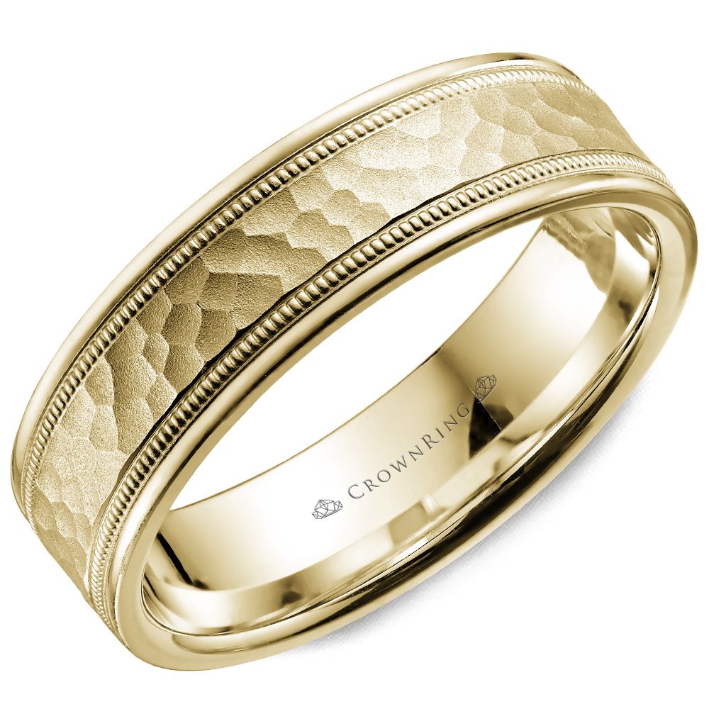 Crownring Wedding Band - WB-9917Y-M10