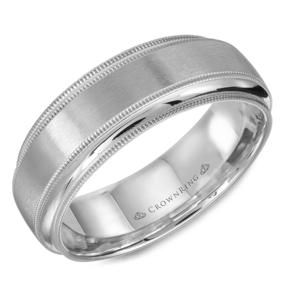 Crownring Wedding Band - WB-9977W-M10