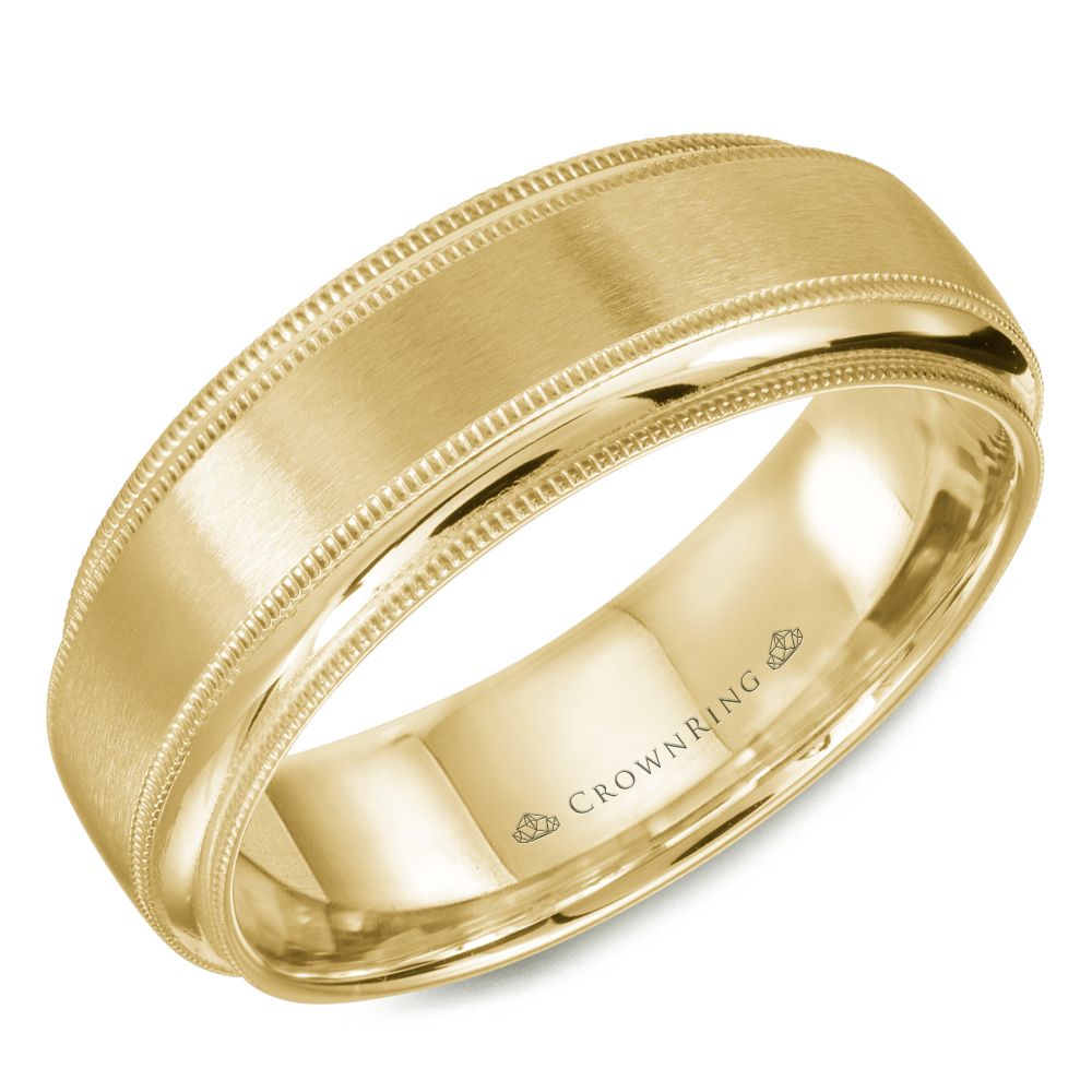 Crownring Wedding Band - WB-9977Y-M10