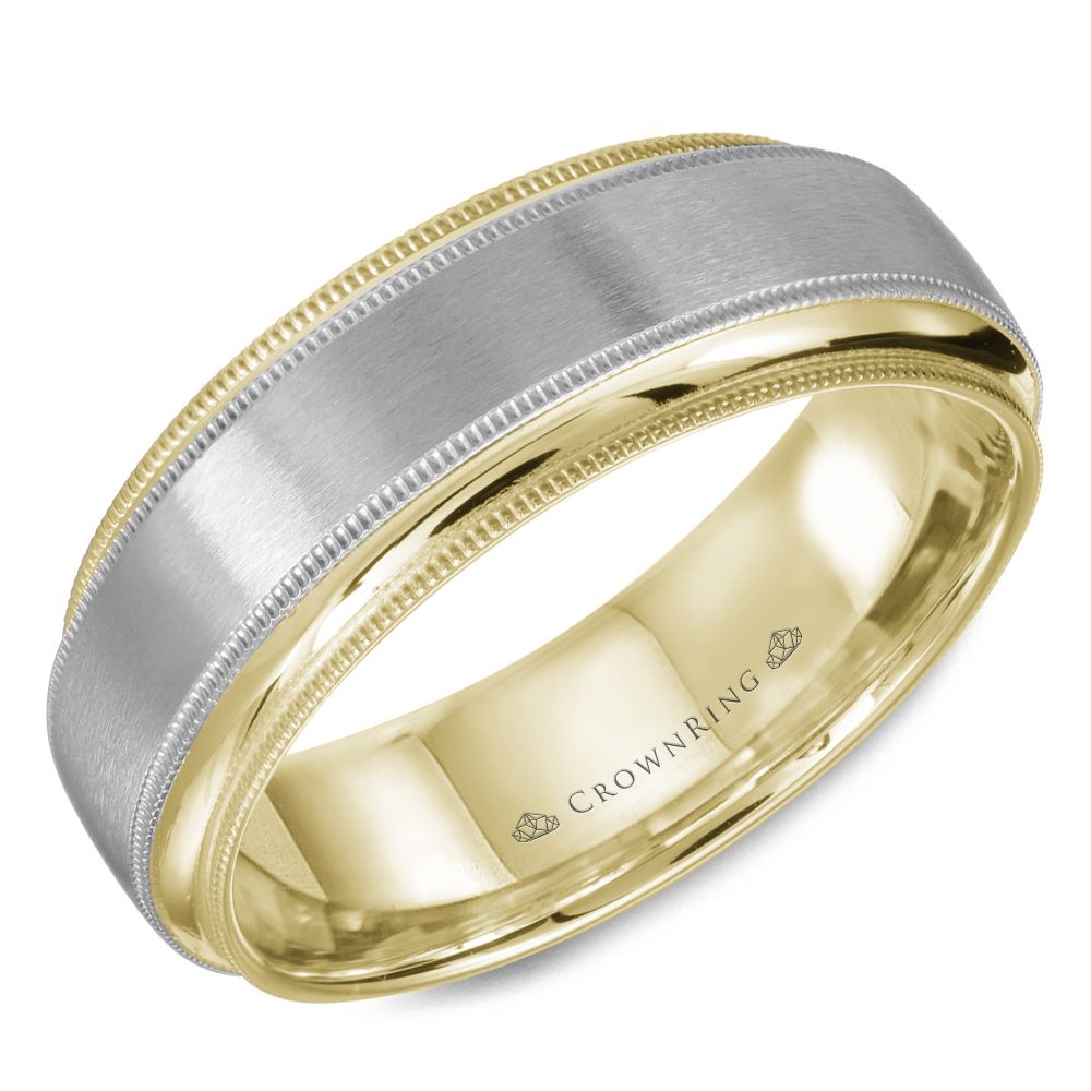 Crownring Wedding Band - WB-9977-M10