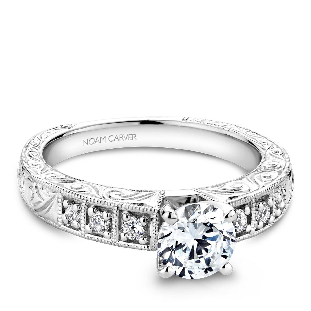 noam carver engagement ring - b057-01ws-100a