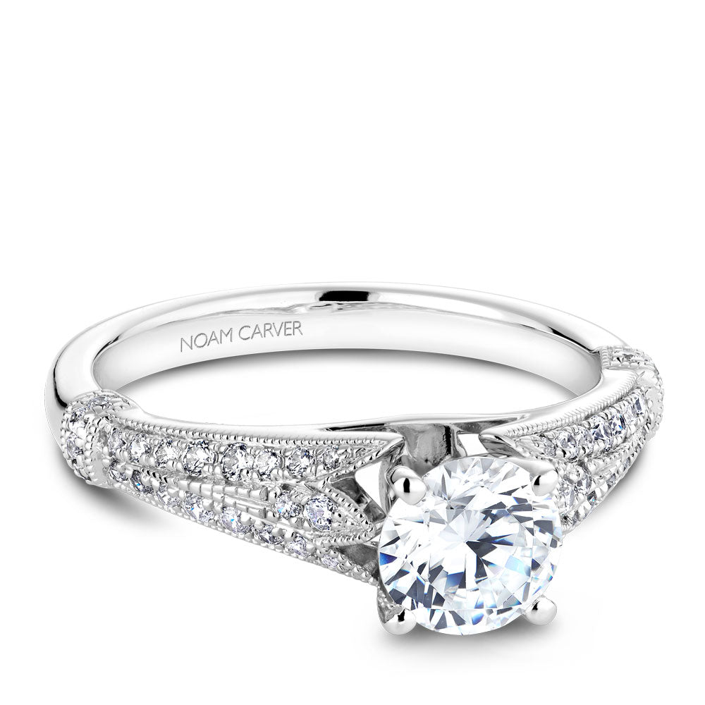 noam carver engagement ring - b064-01ws-100a