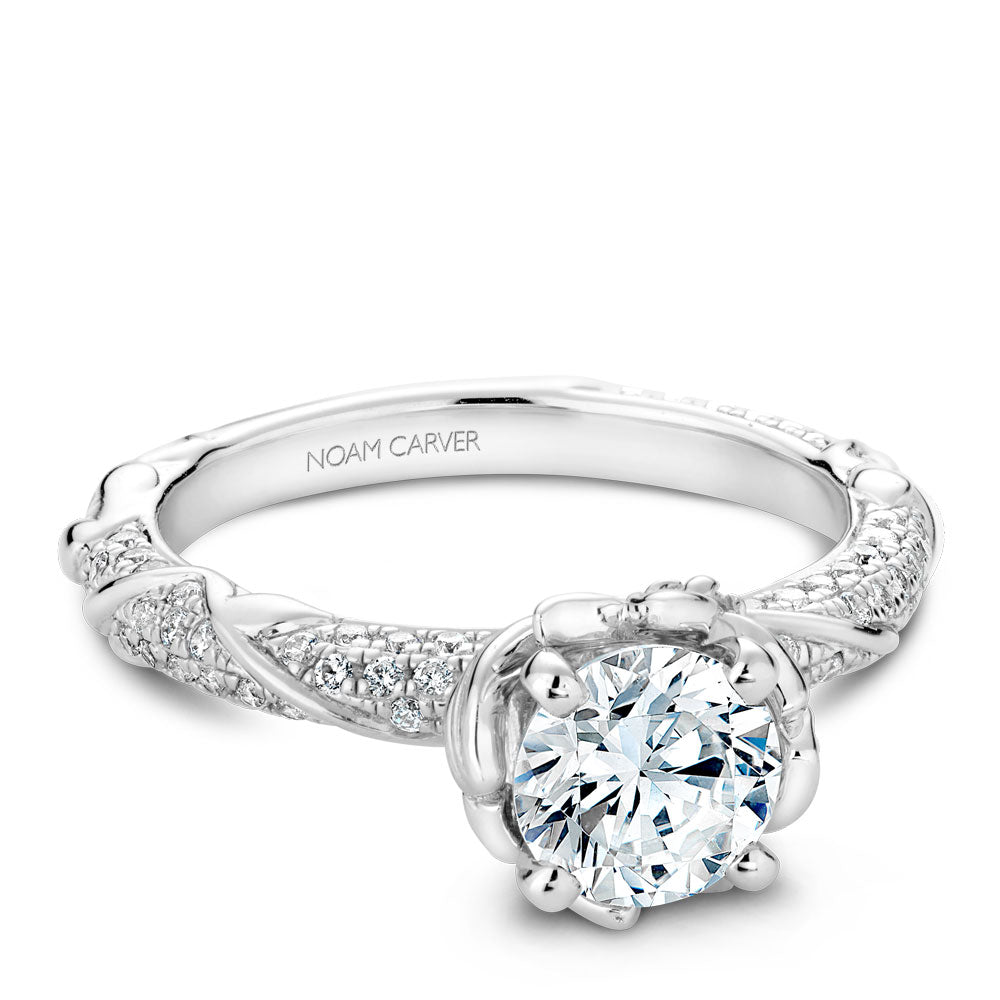 noam carver engagement ring - b081-02ws-100a