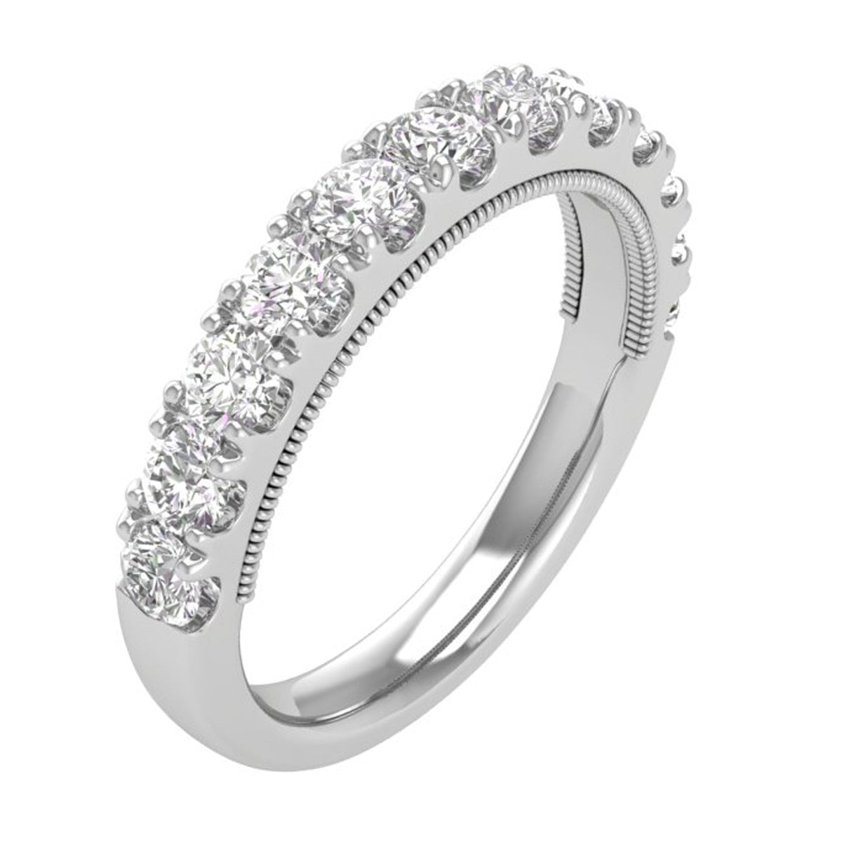 1 CTW COLORLESS FLAWLESS WEDDING BAND – Michael and Son's Jewelers