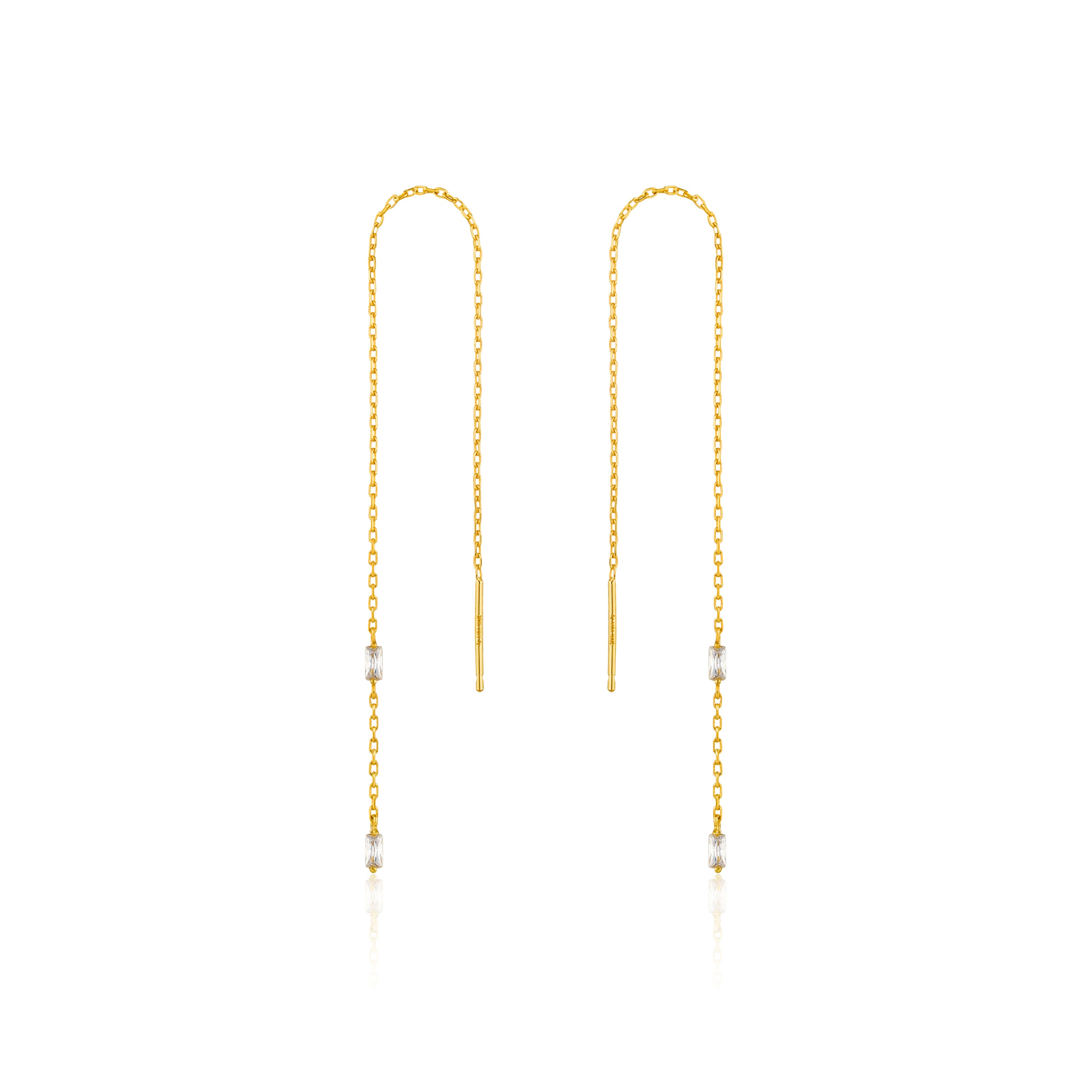 Single Diamond Thread Through Twinkle Earring – Logan Hollowell